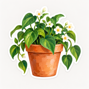 Flower Pot Sticker